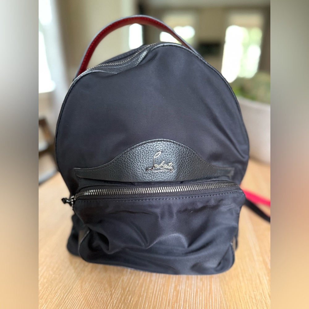 Louboutin Small/Medium Black Backpack (Authentic)